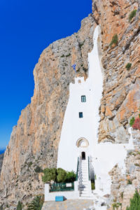 Chozoviotissa-Kloster, Amorgos, Cycladen-Inseln, Griechenland, Europa Chozoviotissa-Kloster, Amorgos, Cycladen-Inseln, Griechenland, Europa